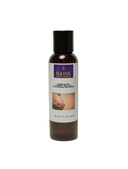 100% Natural Queen Glow Toning Belly Oil (4 fl ounces)