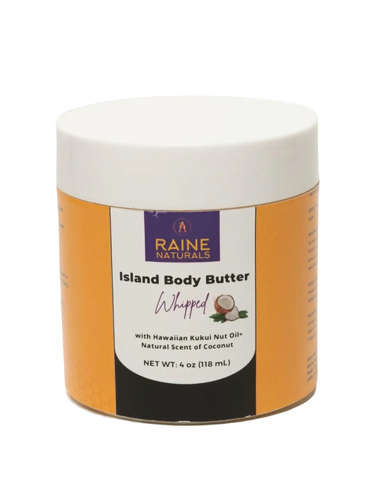 Island Body Butter Whipped (with Kukui Nut& Scent of Coconut) 4 OUNCES